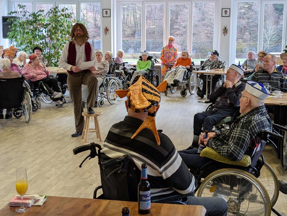 Narren jucken im Gottlob-Freithaler-Haus